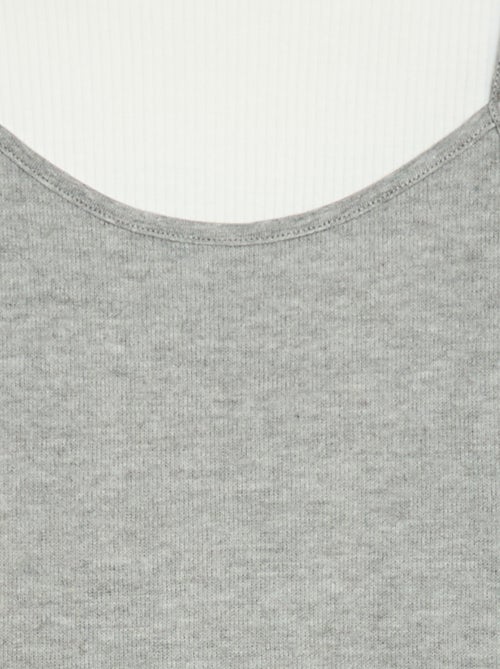 2-in-1 Effect T-shirt with Tank Top - Kiabi