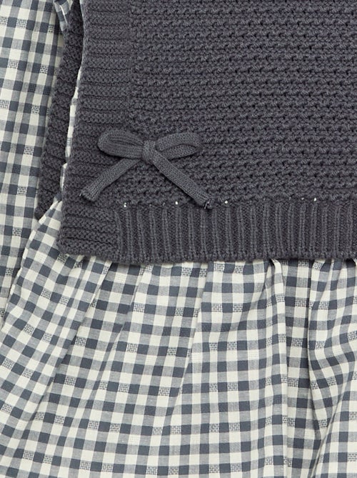 2-in-1 Pullover im Blusen-Look - Kiabi