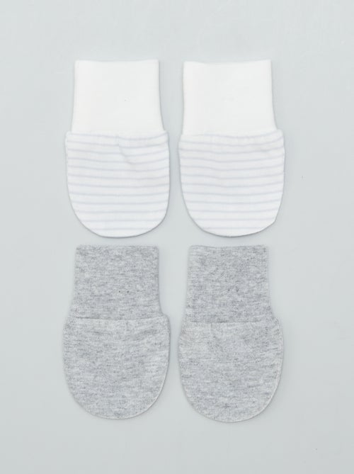2-pack anti-scratch mittens - Kiabi