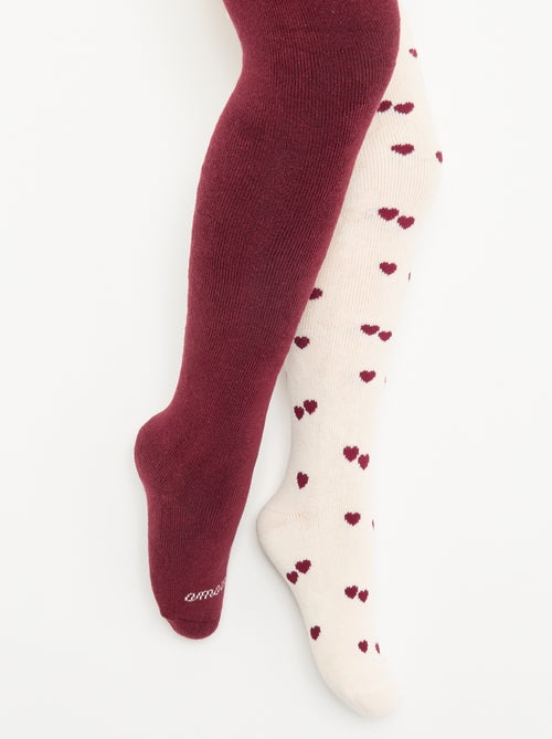 2-Pack Baby Tights - Kiabi