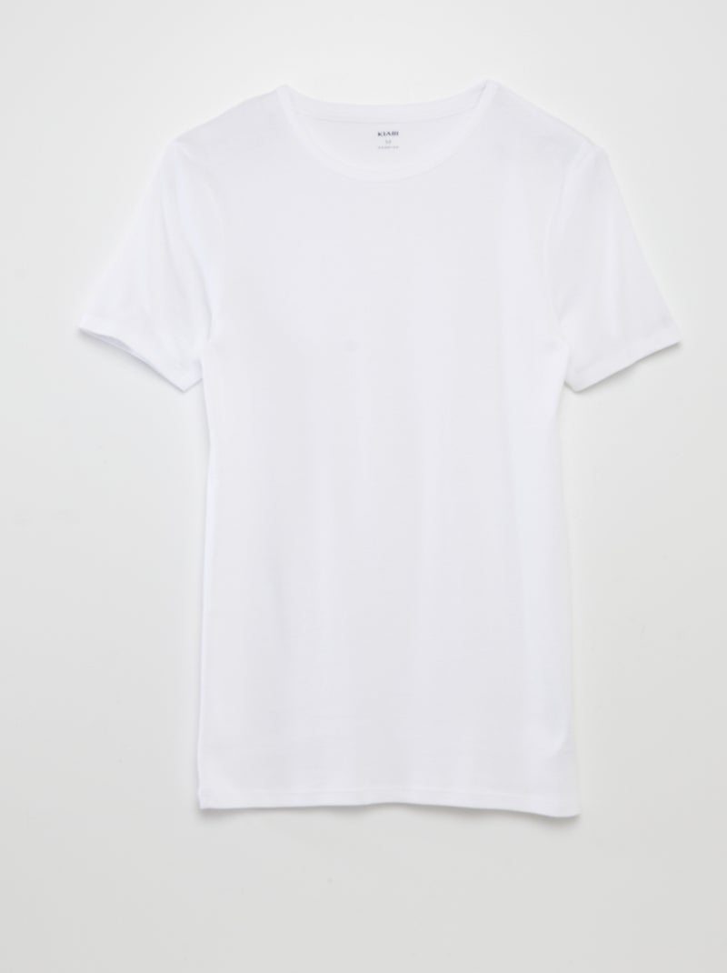2-Pack Basic T-Shirts white - Kiabi