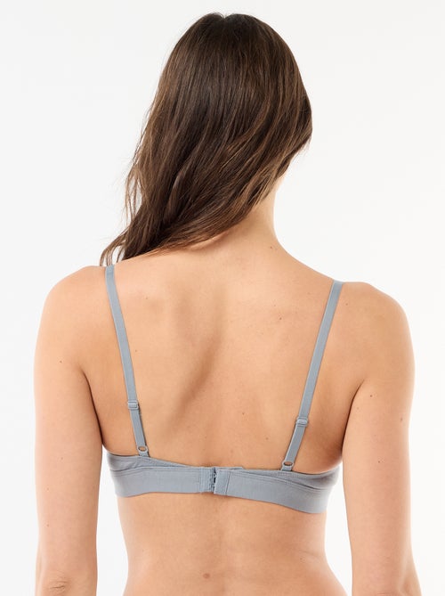2-Pack Cotton Bras - Kiabi