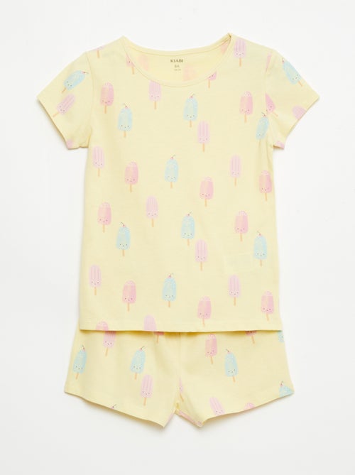 2-Pack Cotton Jersey Short Pajama Sets - Kiabi