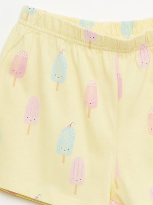 2-Pack Cotton Jersey Short Pajama Sets - Kiabi