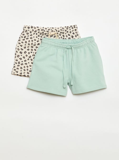 2-Pack Cotton Shorts - Kiabi