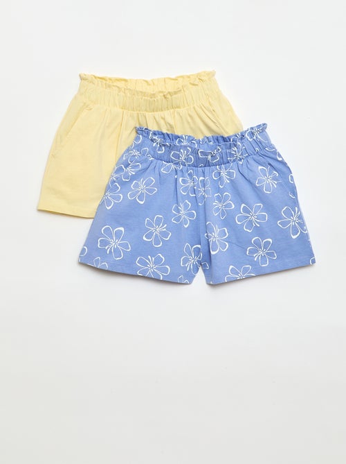 2-Pack Elastic Waist Shorts - Kiabi