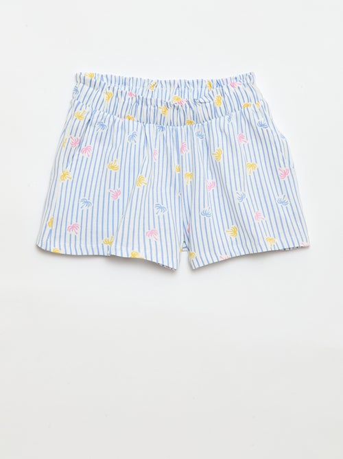 2-Pack Elastic Waist Shorts - Kiabi