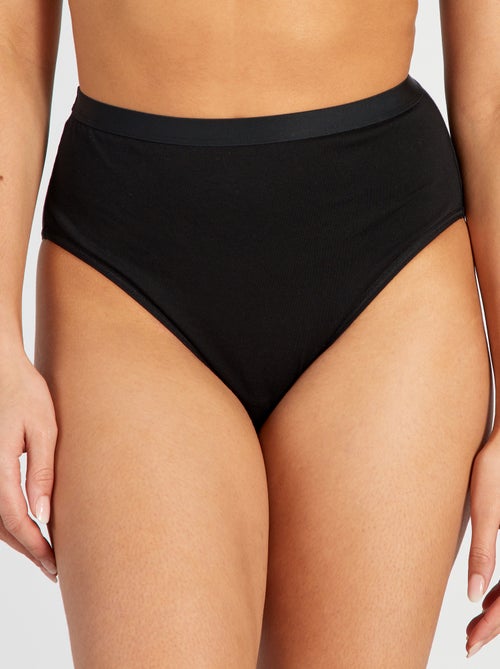 2-Pack High-Waisted Briefs - Easy-Wear Collection - Kiabi