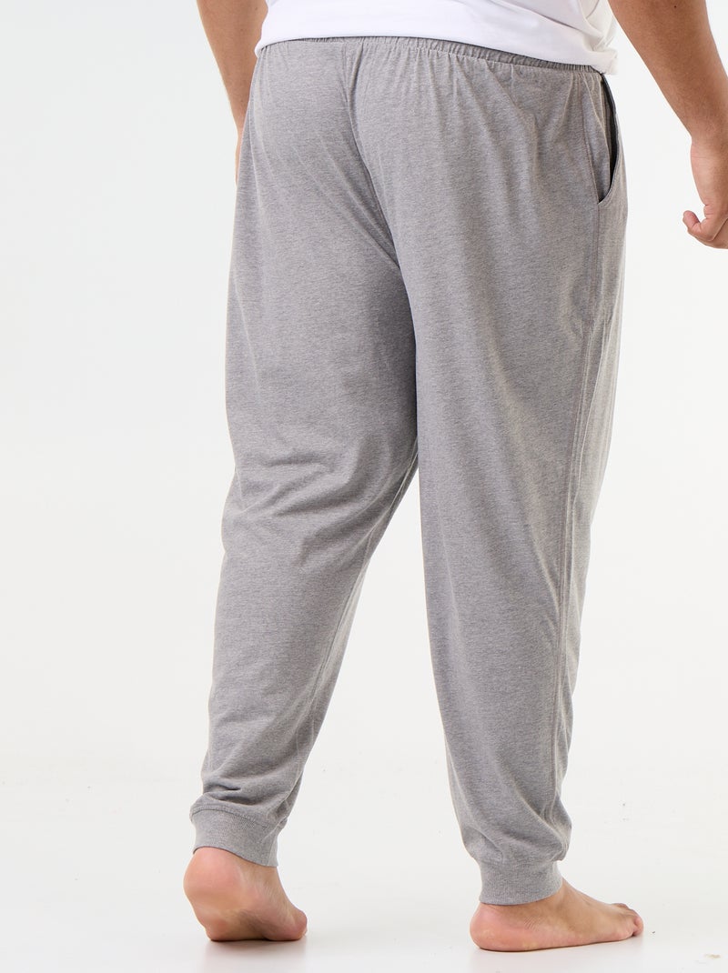 2-Pack Jersey Pajama Bottoms Black - Kiabi