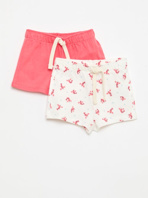 2-Pack Jersey Shorts - Kiabi