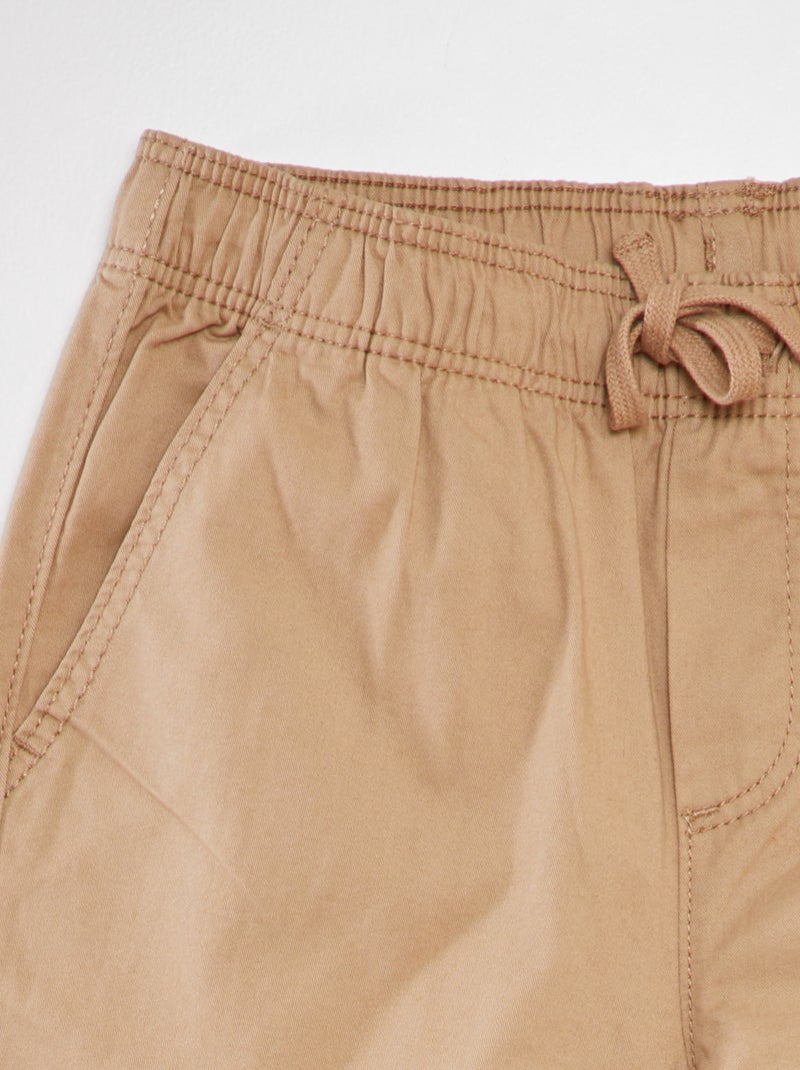 2-Pack Jogger Trousers BEIGE - Kiabi
