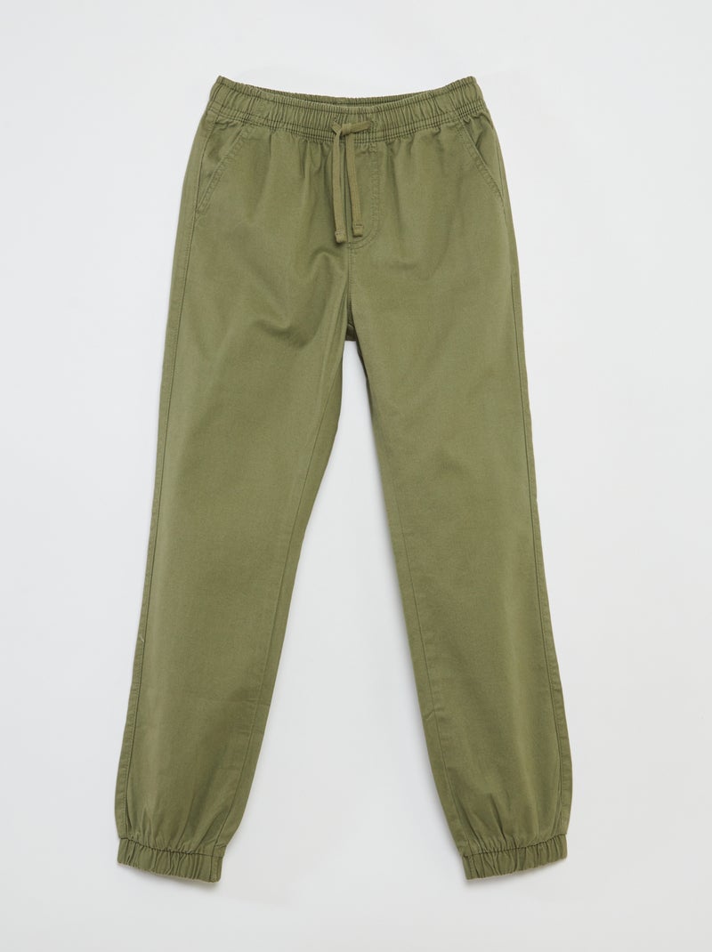 2-Pack Jogger Trousers Khaki - Kiabi