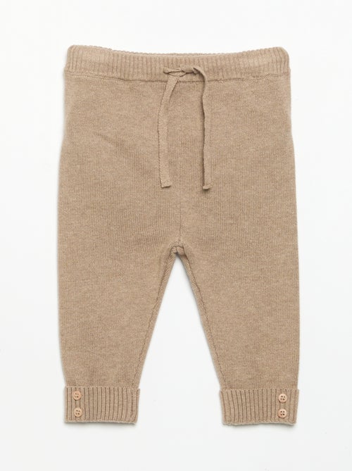 2-Pack Knitted Cotton Trousers - Kiabi