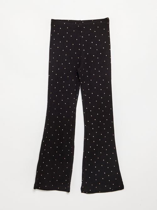 2-pack leggings - 1 plain + 1 printed - Kiabi