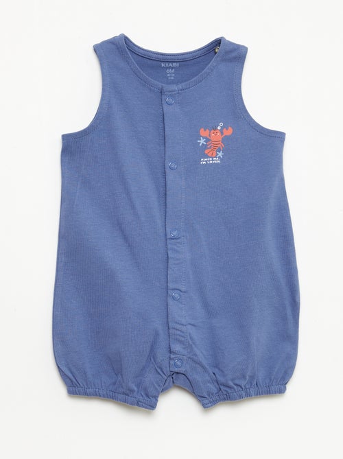 2-Pack Lightweight Sleepsuits with Snap Fastening - Kiabi