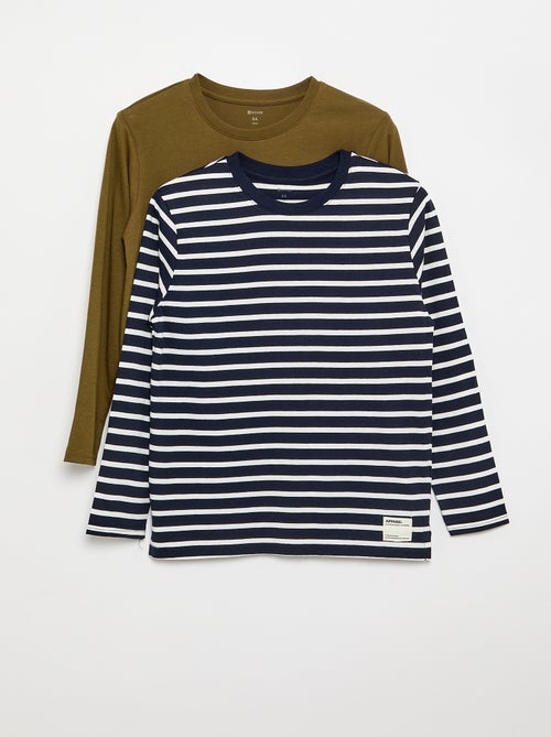 2-Pack Long-Sleeved T-Shirts - Kiabi