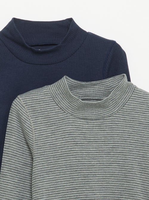 2-Pack Long-Sleeved T-shirts - Kiabi