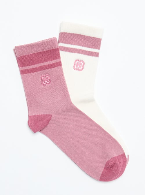 2-Pack Mid-Height Socks - Ze Marker - Kiabi