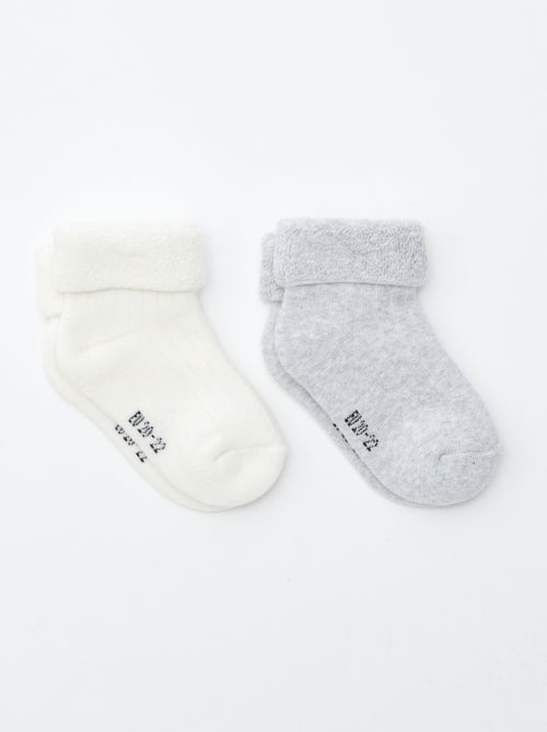 2-Pack Newborn Socks - Kiabi
