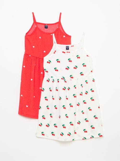 2-Pack of Crepe Knit Dresses - Kiabi