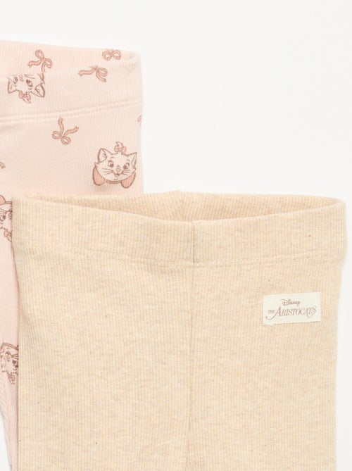 2-pack of 'Disney' Ribbed Leggings - Kiabi