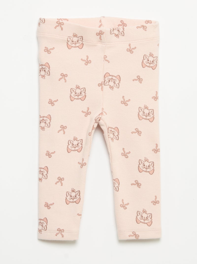 2-pack of 'Disney' Ribbed Leggings Pink - Kiabi