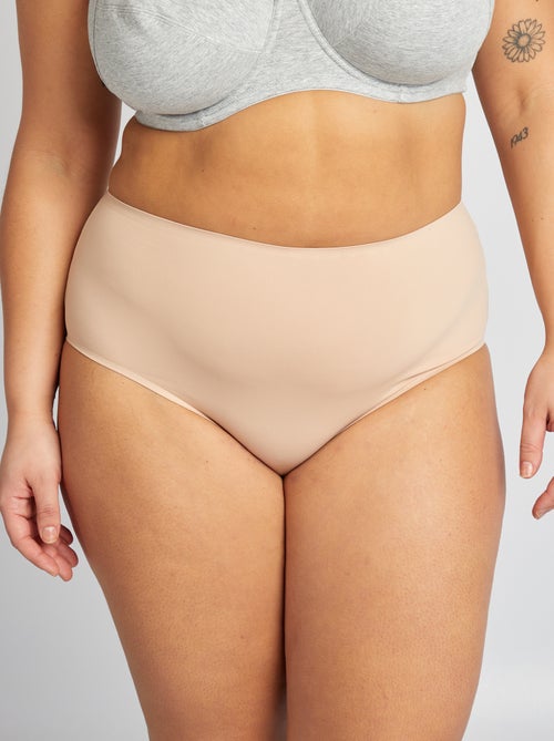 2-pack of high-waisted invisible briefs - Kiabi