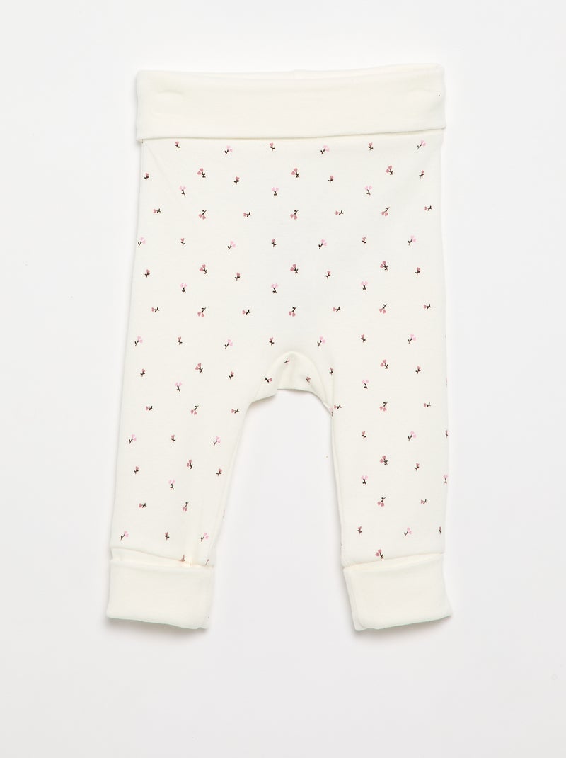 2-pack of leggings Pink - Kiabi