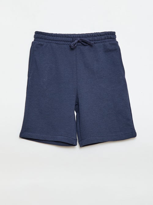 2-Pack of Plain Cotton Shorts - Kiabi