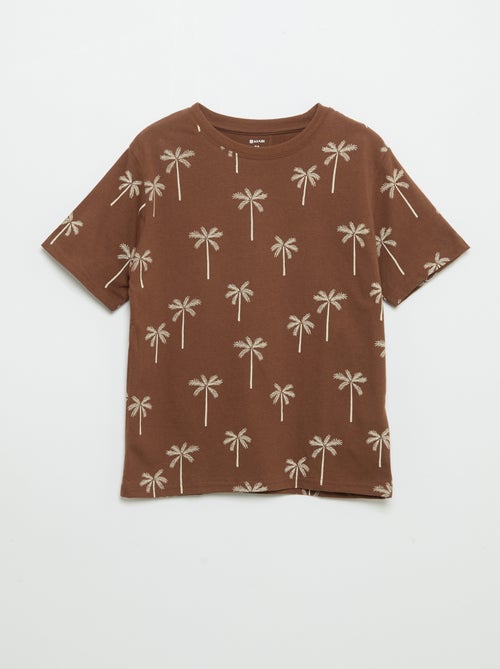 2-Pack of Printed Short-Sleeved T-shirts - Kiabi