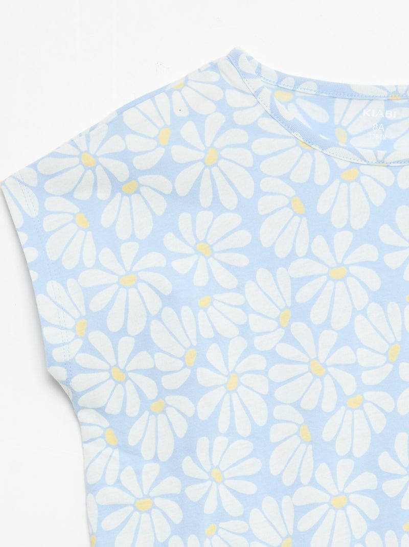 2-Pack of Short-Sleeve T-Shirts - 2 Pieces Blue - Kiabi