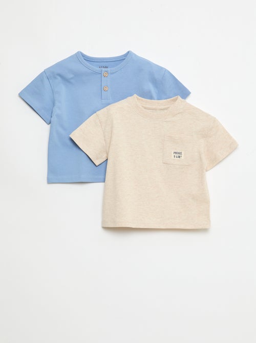 2-Pack of Short-Sleeve T-Shirts - Kiabi