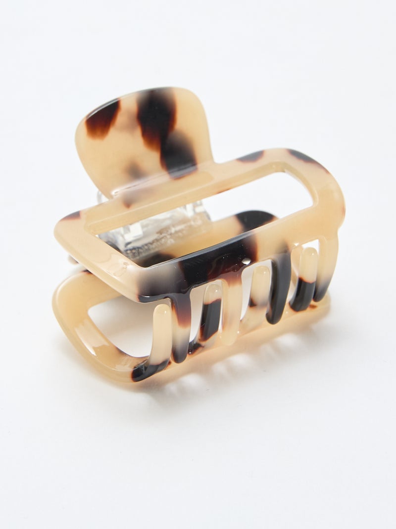2-Pack of Small Claw Hair Clips Black - Kiabi
