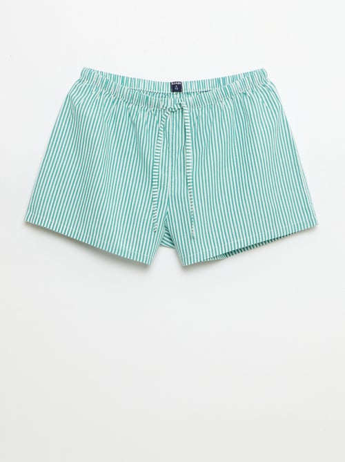2-Pack Poplin Shorts with Cotton Drawstring - Kiabi