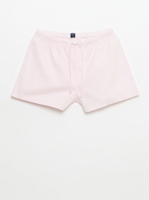 2-Pack Poplin Shorts with Cotton Drawstring - Kiabi