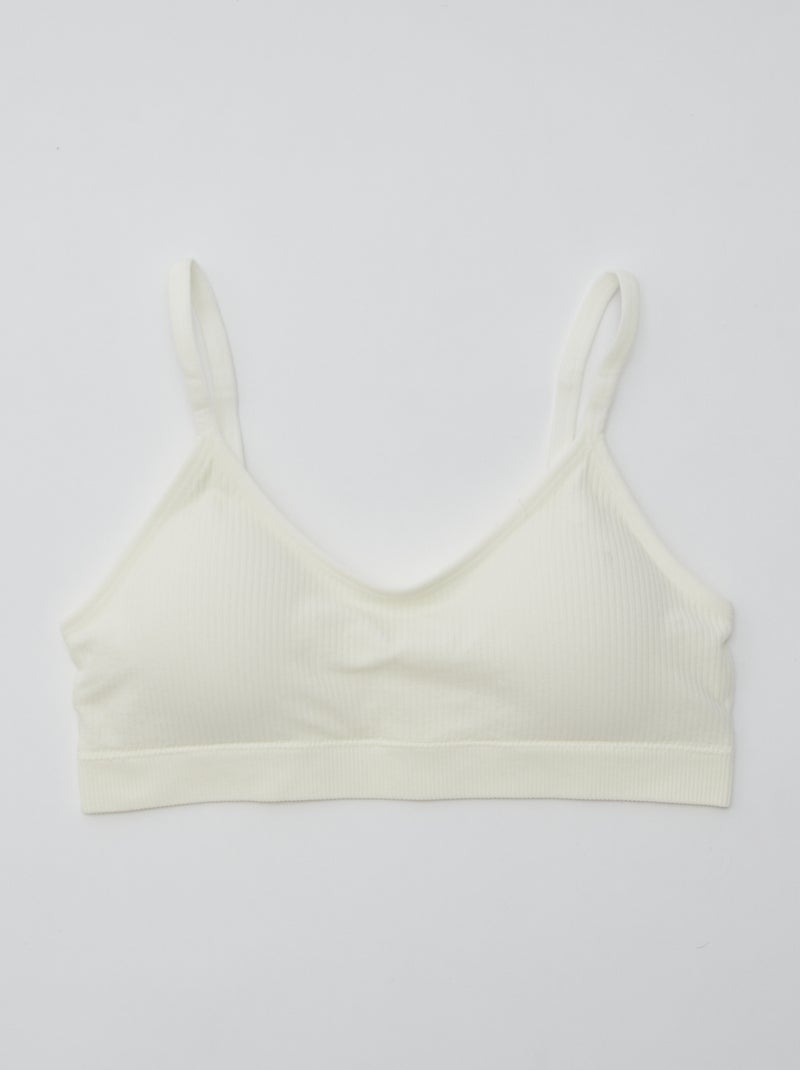 2-Pack Ribbed Bralettes PINK - Kiabi