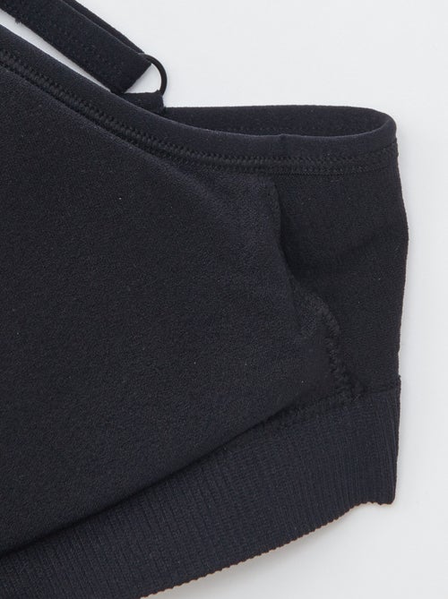 2-Pack Ribbed Bralettes - Kiabi