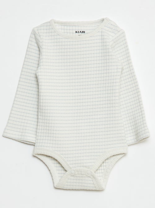2-Pack Ribbed Knit Bodysuits - Kiabi 2-Pack Ribbed Knit Bodysuits - Kiabi