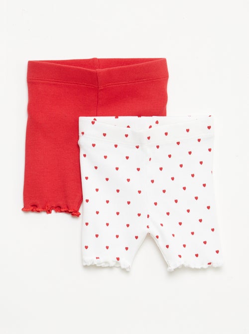 2-Pack Ribbed Leggings - Kiabi