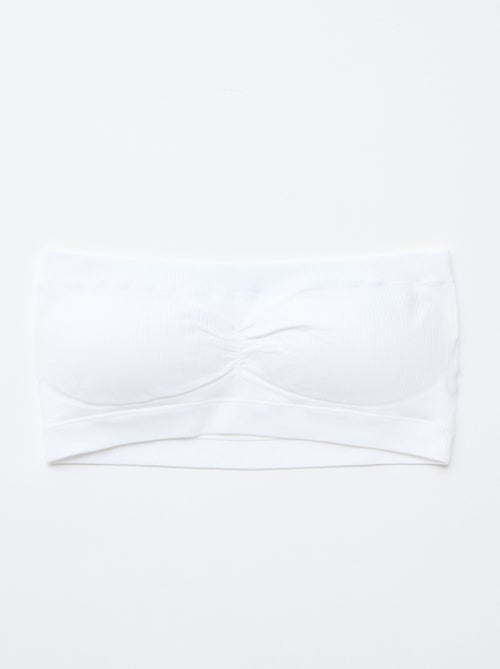2-Pack Seamless Rib Bandeau Bras - Kiabi