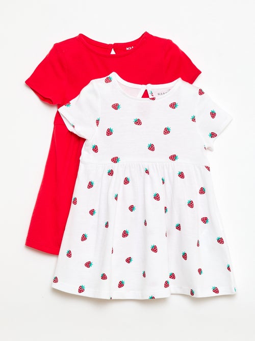 2-Pack Short-Sleeve Dresses - Kiabi