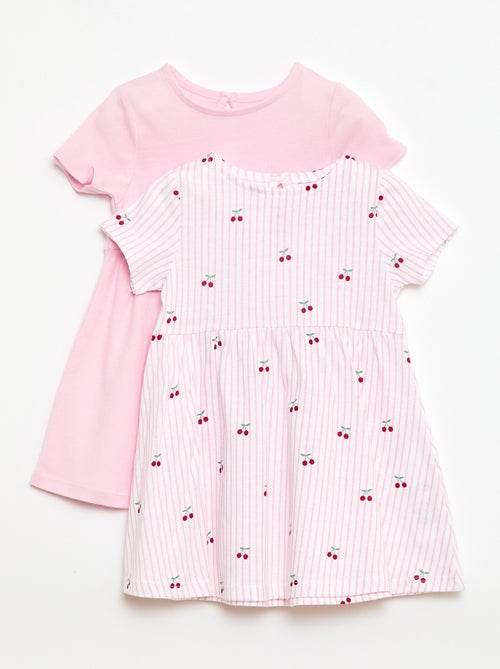 2-Pack Short-Sleeve Dresses - Kiabi