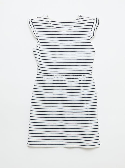 2-Pack Sleeveless Jersey Dresses with Ruffles - Kiabi