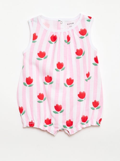 2-Pack Sleeveless Rompers - Kiabi