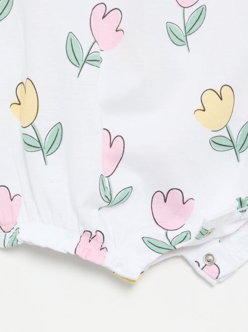 2-Pack Sleeveless Rompers - Kiabi 2-Pack Sleeveless Rompers - Kiabi