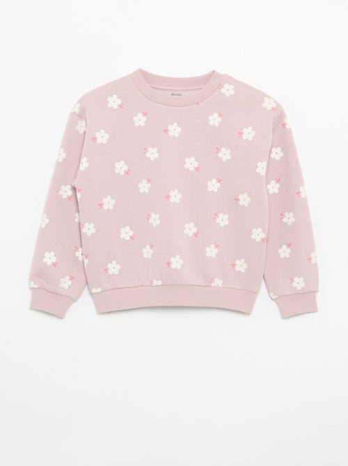 2-Pack Sweatshirts: 1 Plain, 1 All-Over Print - Kiabi