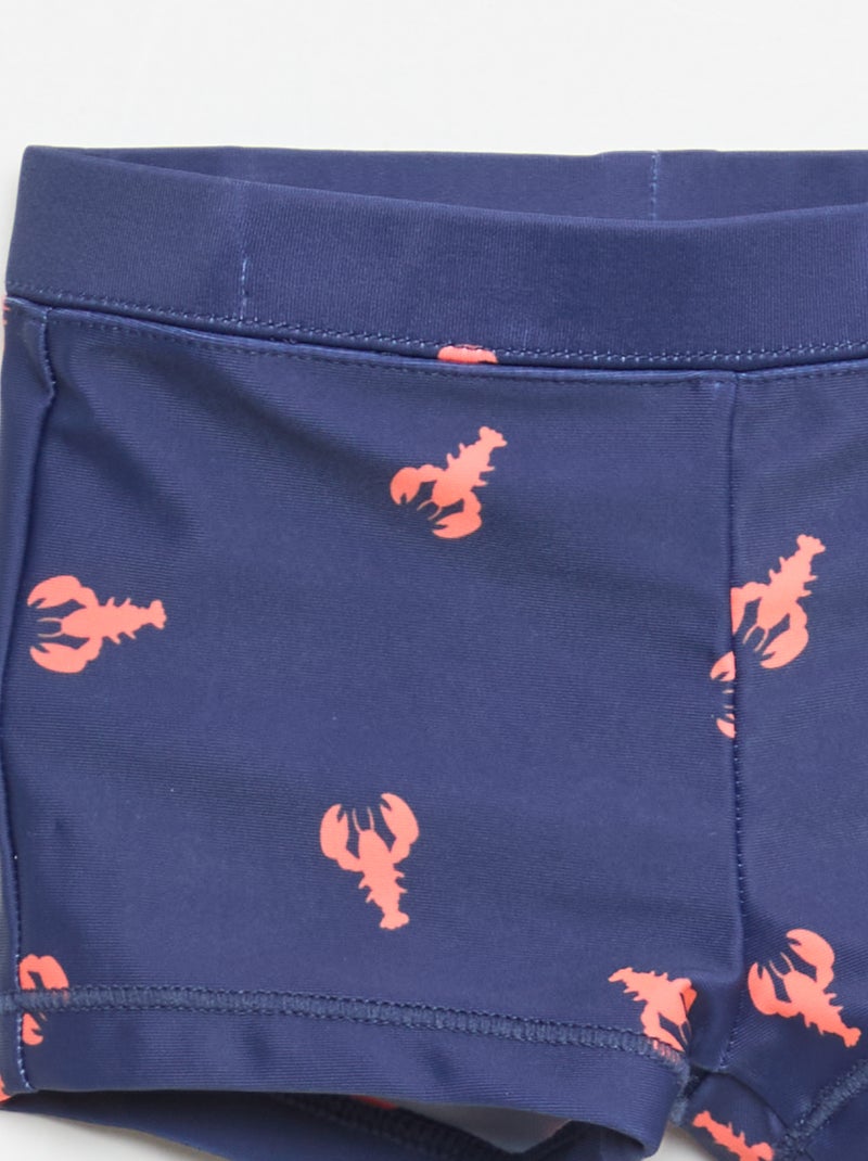 2-Pack Swim Boxers Blue - Kiabi