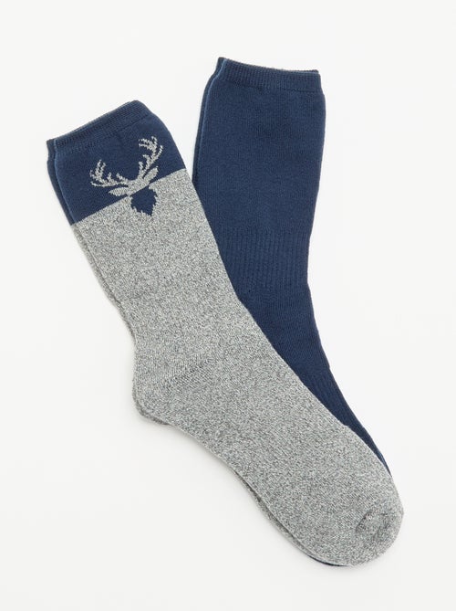 2-Pack Thermal Socks - Kiabi
