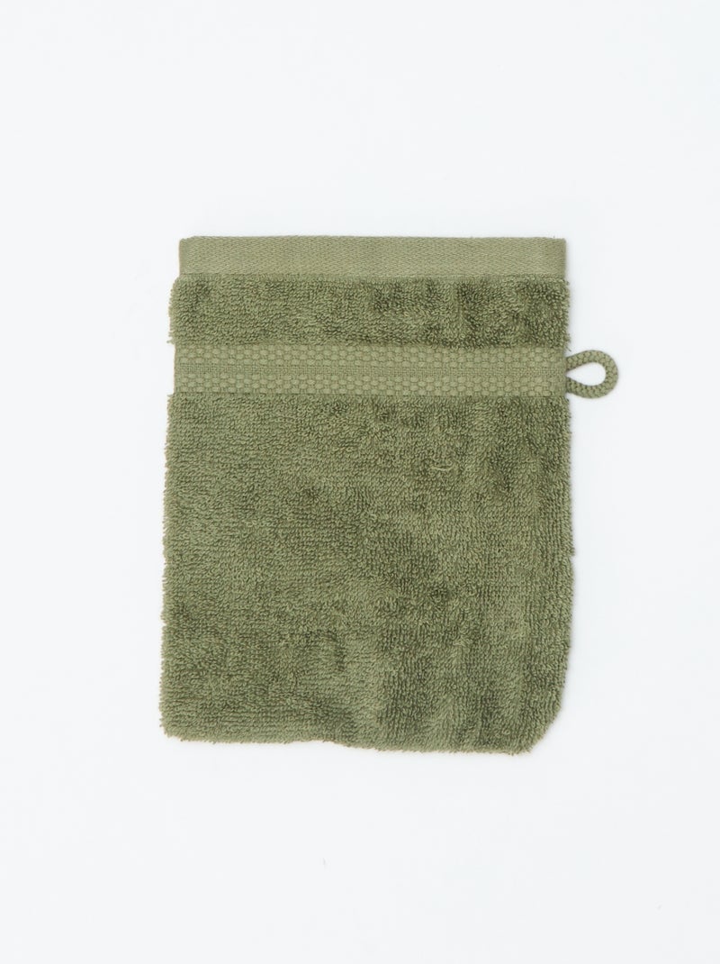 2-Pack Washcloths - Kiabi Home Green - Kiabi