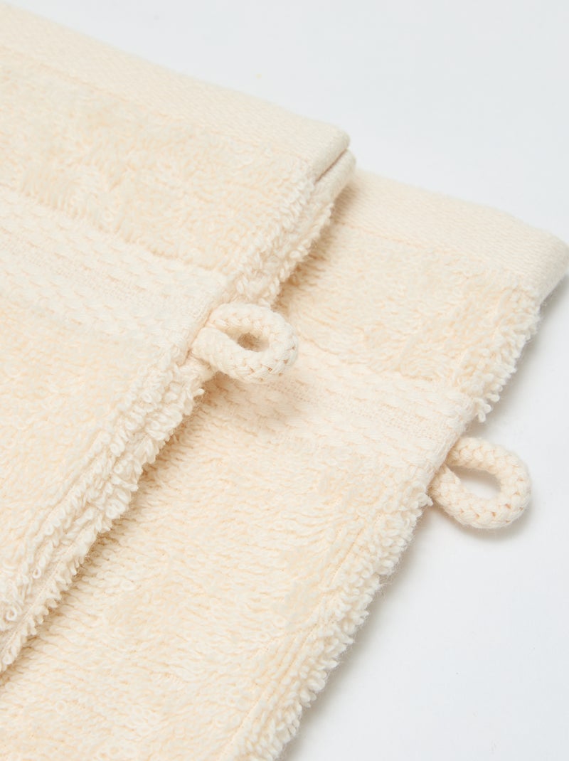2-Pack Washcloths - Kiabi Home White - Kiabi